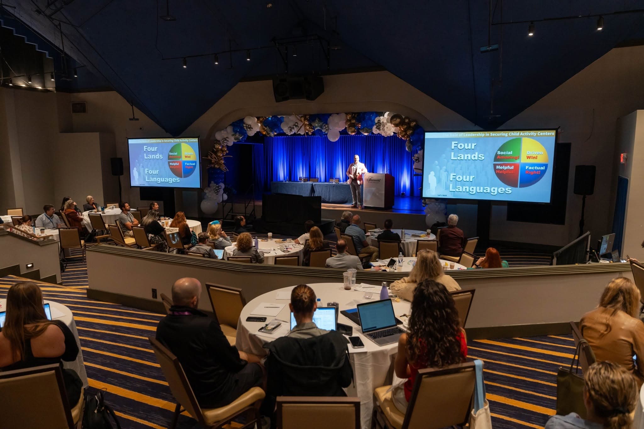 Guy Beveridge keynoting a national conference