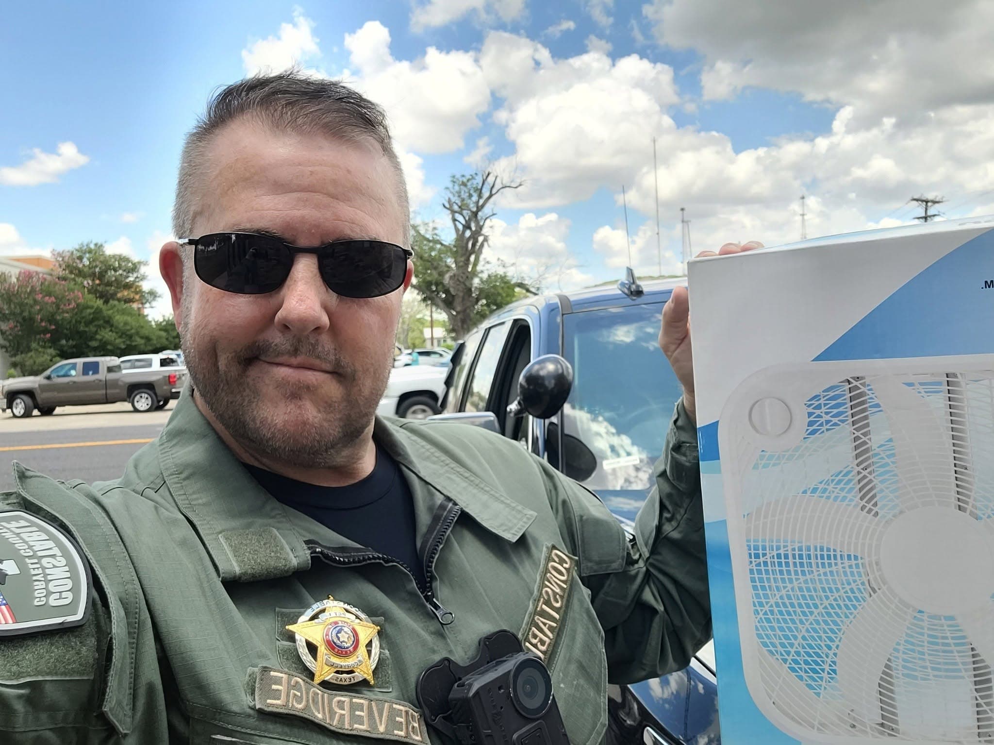 Guy Beveridge in law enforcement uniform